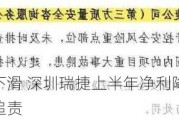 
类客户收入下滑 深圳瑞捷上半年净利降超六成 曾因火灾事故被追责