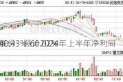 杰克股份：预计2024年上半年净利同
增长40.43%-60.02%