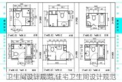 卫生间设计规范,住宅卫生间设计规范