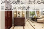 客厅玄关装修效果图2023新款,客厅玄关装修效果图2023新款图片