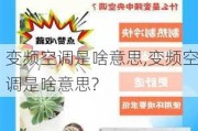 变频空调是啥意思,变频空调是啥意思?