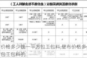 壁布价格多少钱一平方包工包料,壁布价格多少钱一平方包工包料的