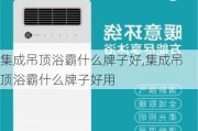 集成吊顶浴霸什么牌子好,集成吊顶浴霸什么牌子好用