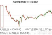 大商股份（600694）：MACD指标DIF线上穿0轴-技术指标上后市看多（07-03）