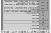 空调模式符号图案大全,格力空调模式符号图案大全