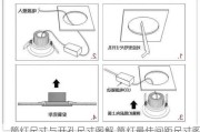 筒灯尺寸与开孔尺寸图解,筒灯最佳间距尺寸图