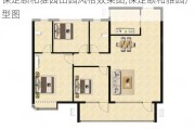 保定颐和雅园田园风格效果图,保定颐和雅园户型图