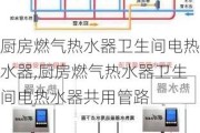 厨房燃气热水器卫生间电热水器,厨房燃气热水器卫生间电热水器共用管路