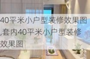 40平米小户型装修效果图,套内40平米小户型装修效果图