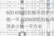 600 600铝扣板吊顶多少钱一平,600600铝扣板吊顶多少钱一平方米