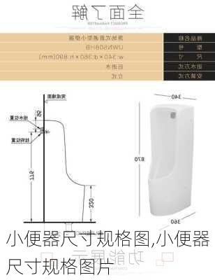 小便器尺寸规格图,小便器尺寸规格图片