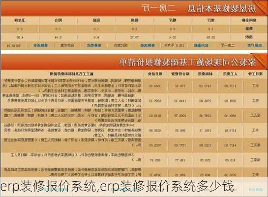 erp装修报价系统,erp装修报价系统多少钱