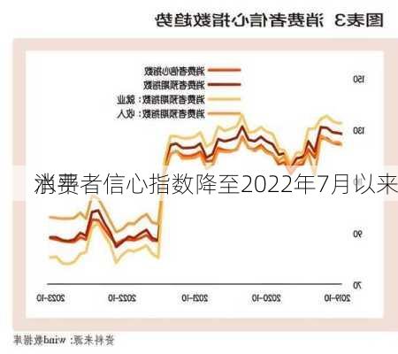 
消费者信心指数降至2022年7月以来
水平