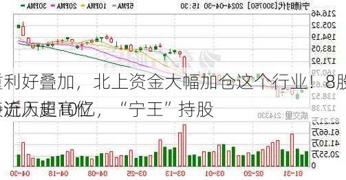 多重利好叠加，北上资金大幅加仓这个行业！8股4月获净流入超10亿，“宁王”持股
例接近历史高位