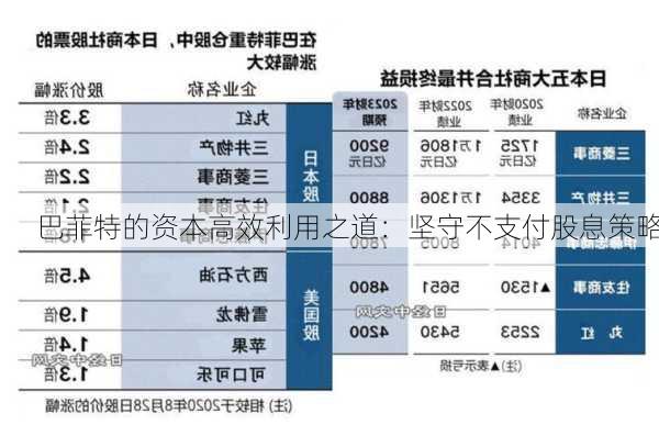 巴菲特的资本高效利用之道：坚守不支付股息策略