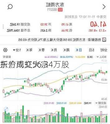 东方雨虹大宗
折价成交56.34万股