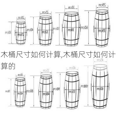 木桶尺寸如何计算,木桶尺寸如何计算的