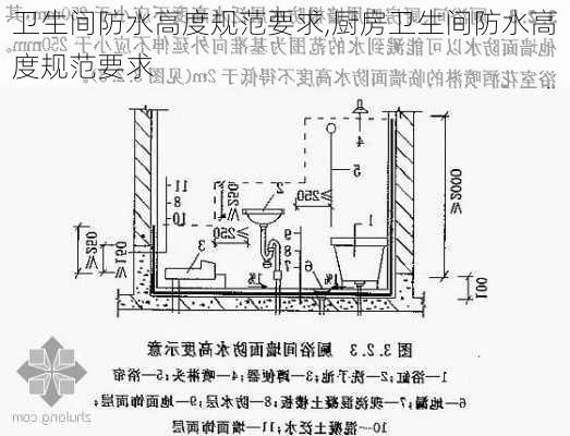 卫生间防水高度规范要求,厨房卫生间防水高度规范要求