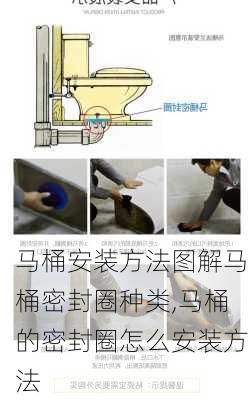 马桶安装方法图解马桶密封圈种类,马桶的密封圈怎么安装方法