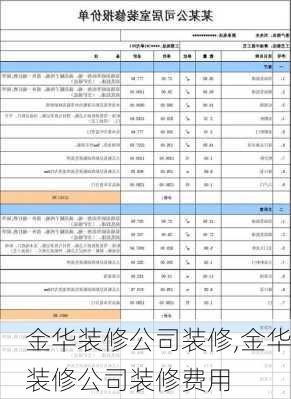 金华装修公司装修,金华装修公司装修费用