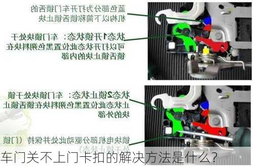 车门关不上门卡扣的解决方法是什么？