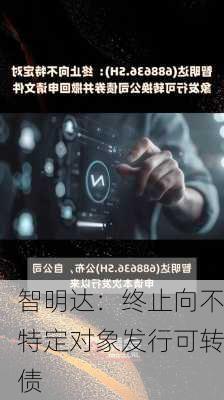 智明达：终止向不特定对象发行可转债