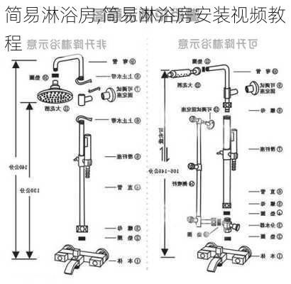 简易淋浴房,简易淋浴房安装视频教程