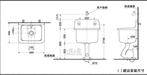 拖布池尺寸,拖把池尺寸一般是多少