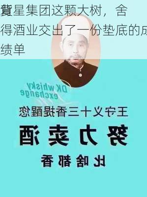 背
复星集团这颗大树，舍得酒业交出了一份垫底的成绩单