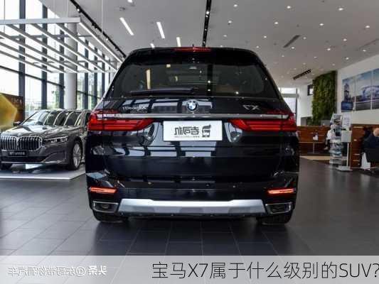 宝马X7属于什么级别的SUV？