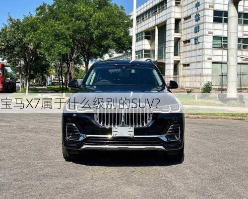 宝马X7属于什么级别的SUV？