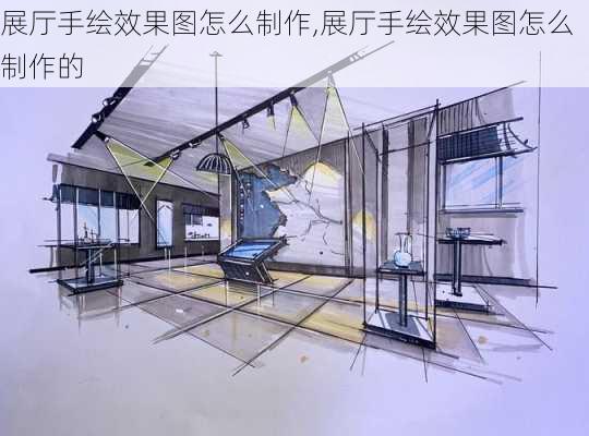 展厅手绘效果图怎么制作,展厅手绘效果图怎么制作的