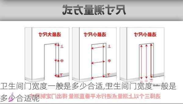 卫生间门宽度一般是多少合适,卫生间门宽度一般是多少合适呢