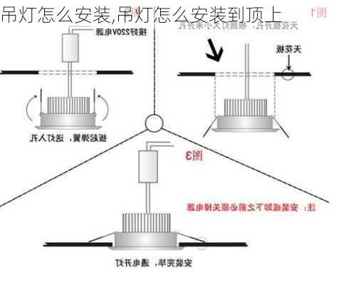 吊灯怎么安装,吊灯怎么安装到顶上