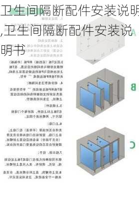 卫生间隔断配件安装说明,卫生间隔断配件安装说明书