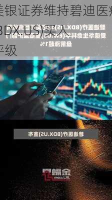 美银证券维持碧迪医疗(BDX.US)买入评级