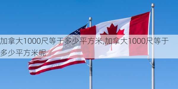 加拿大1000尺等于多少平方米,加拿大1000尺等于多少平方米呢