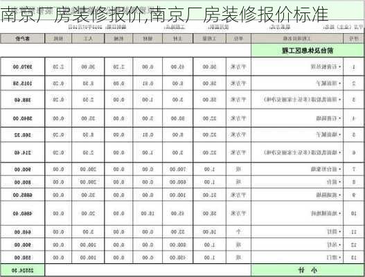 南京厂房装修报价,南京厂房装修报价标准