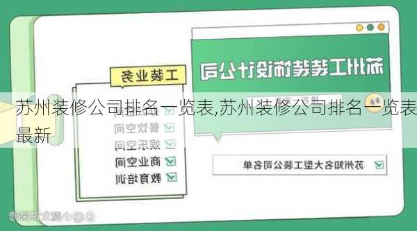 苏州装修公司排名一览表,苏州装修公司排名一览表最新