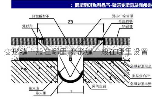 变形缝一般在哪里,变形缝一般在哪里设置