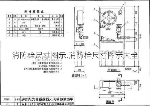 消防栓尺寸图示,消防栓尺寸图示大全