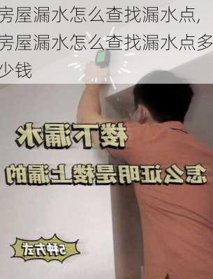 房屋漏水怎么查找漏水点,房屋漏水怎么查找漏水点多少钱