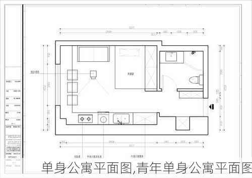 单身公寓平面图,青年单身公寓平面图