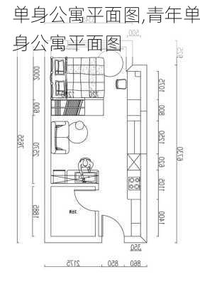 单身公寓平面图,青年单身公寓平面图