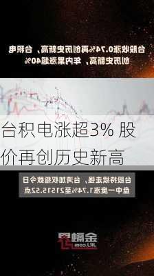 台积电涨超3% 股价再创历史新高