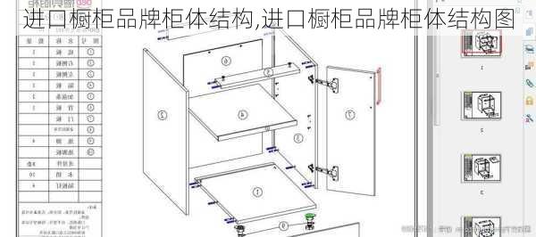 进口橱柜品牌柜体结构,进口橱柜品牌柜体结构图