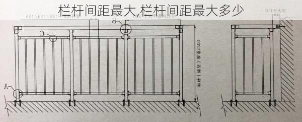 栏杆间距最大,栏杆间距最大多少