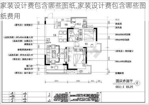 家装设计费包含哪些图纸,家装设计费包含哪些图纸费用