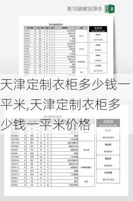 天津定制衣柜多少钱一平米,天津定制衣柜多少钱一平米价格