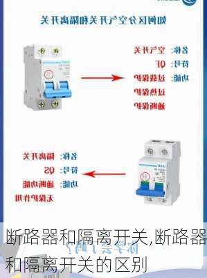 断路器和隔离开关,断路器和隔离开关的区别